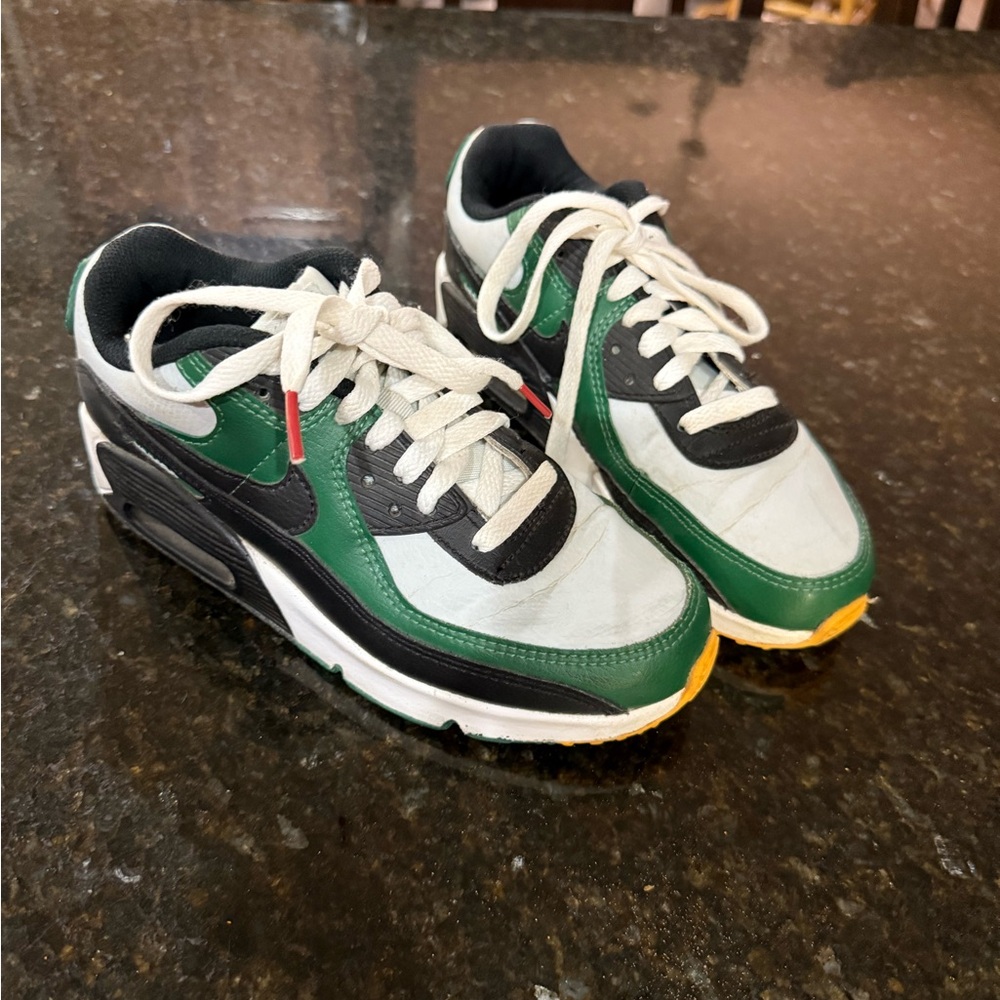 Nike Green and Black Kids Sneakers